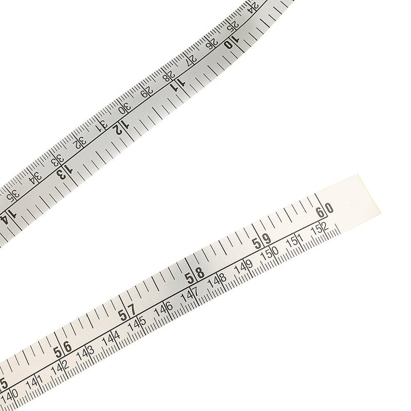 WIN TAPE Workbench Ruler Adhesive Backed Tape Measure - Left to Right - 60inch 152cm