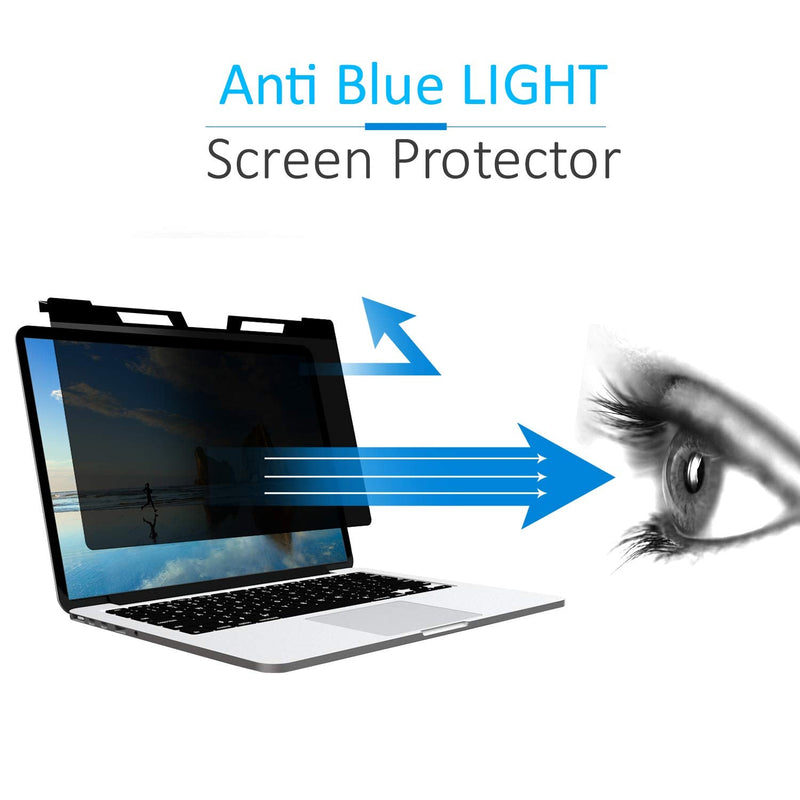 Hanging 15.6 Inch Privacy Screen for Widescreen Laptop (16:9 Aspect Ratio) Hanging 15.6'' Black for Hanging Widescreen Laptop