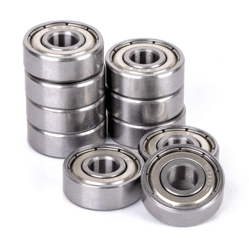 Donepart 608ZZ Bearings Skateboard Bearing C3 High Speed 8mmx22mmx7mm Bearings for Skateboards, Electric Motor, Wheels, Scooters, Longboard, 3D Printer, Spinners (10 Pack) 10