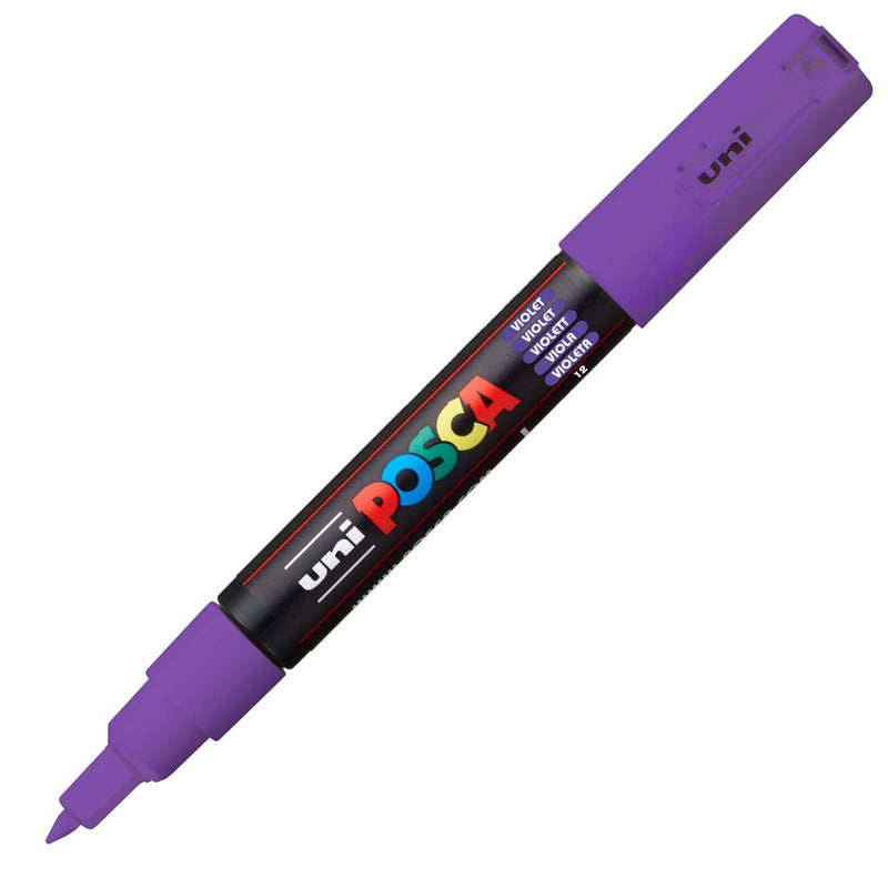 Uni Posca Extra Fine Marker, Purple (PC1M.12)