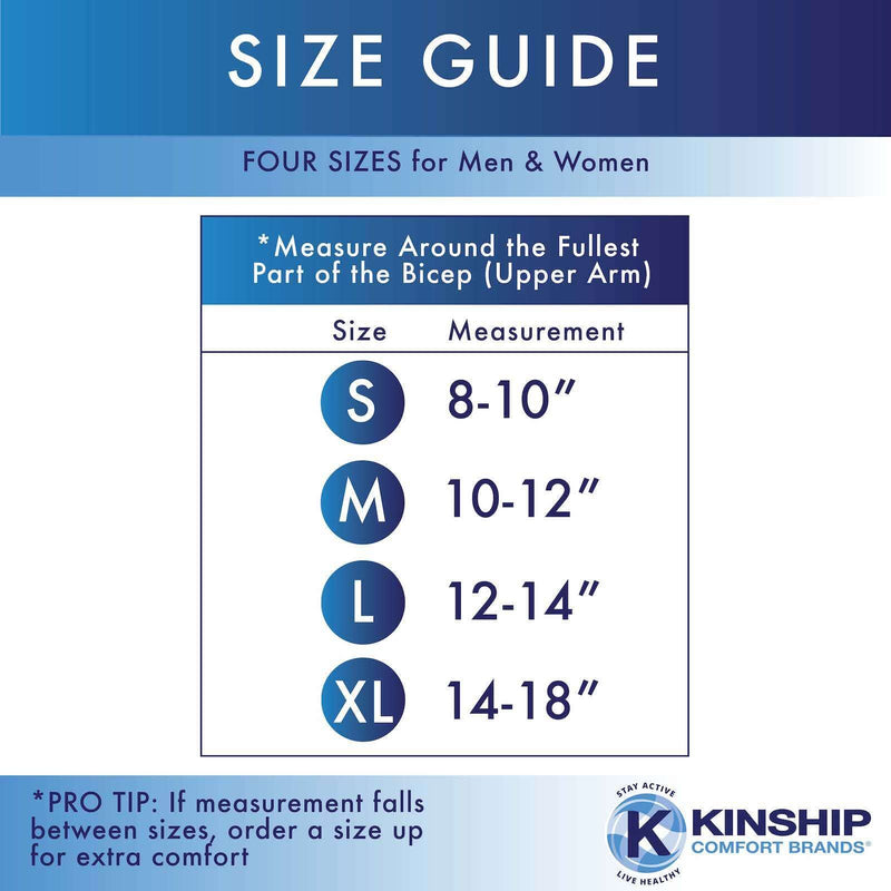 Kinship Comfort Brands Arm Skin Protector Sleeves. Keep Arm Skin safe from Abrasions, Bruising, Thin Skin Tears, and UV/Sun. Nude (2 Pair) Medium (2 Pair)