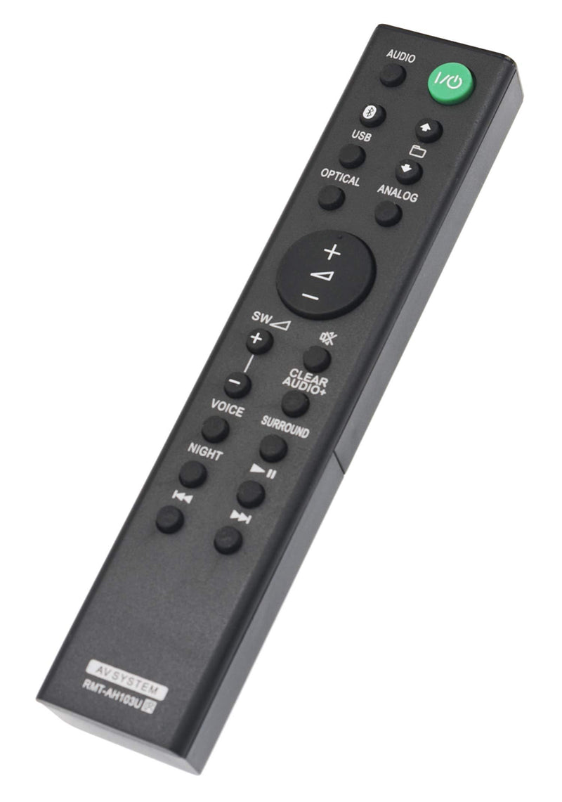 New RMT-AH103U Replaced Remote fit for Sony Sound Bar HT-CT80 SA-CT80 HTCT80 SACT80 HT-CT180 SA-CT180 RMT-AH100U SA-WCT180 SS-WCT80