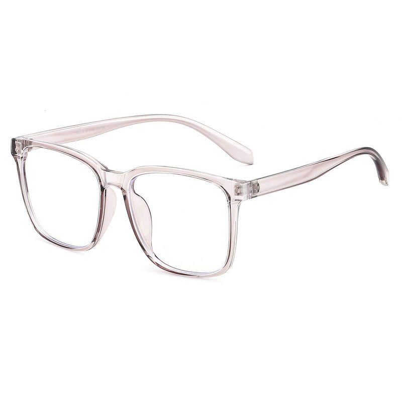 Blue Light Blocking Glasses Overseized Square Computer Glasses Anti Blue Light for Women Men Light Purple
