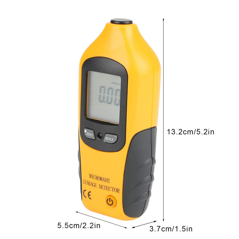 High Precision Microwave Detector HT-M2 Digital LCD Display Microwave Leakage Detector Radiation Meter Tester High Sensitivity to Radiation and Built in Alarm Function