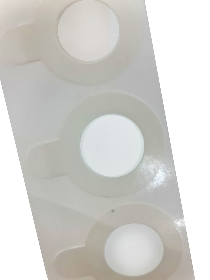 EKG adhesive rings for EKG electrodes made of 3M 1522 with grip tab 500 pieces Ø43mm x 30mm