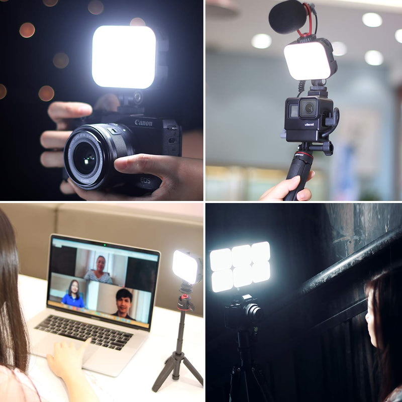 VIJIM VL100C Bi-Color LED Video Light on Camera,Mini Rechargeable 2000mAh LED Camera Lights,CRI95+ Dimmable 2500-6500K Ultra Bright Photo and Video Lighting,LED Fill Lampâ€¦ 1 piece
