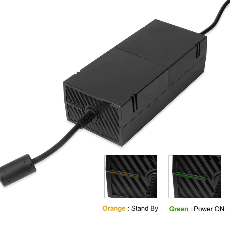 Power Supply for Xbox One, AC Adapter Replacement Charger with Cable for Xbox One, Power Brick for Xbox One 100-240V