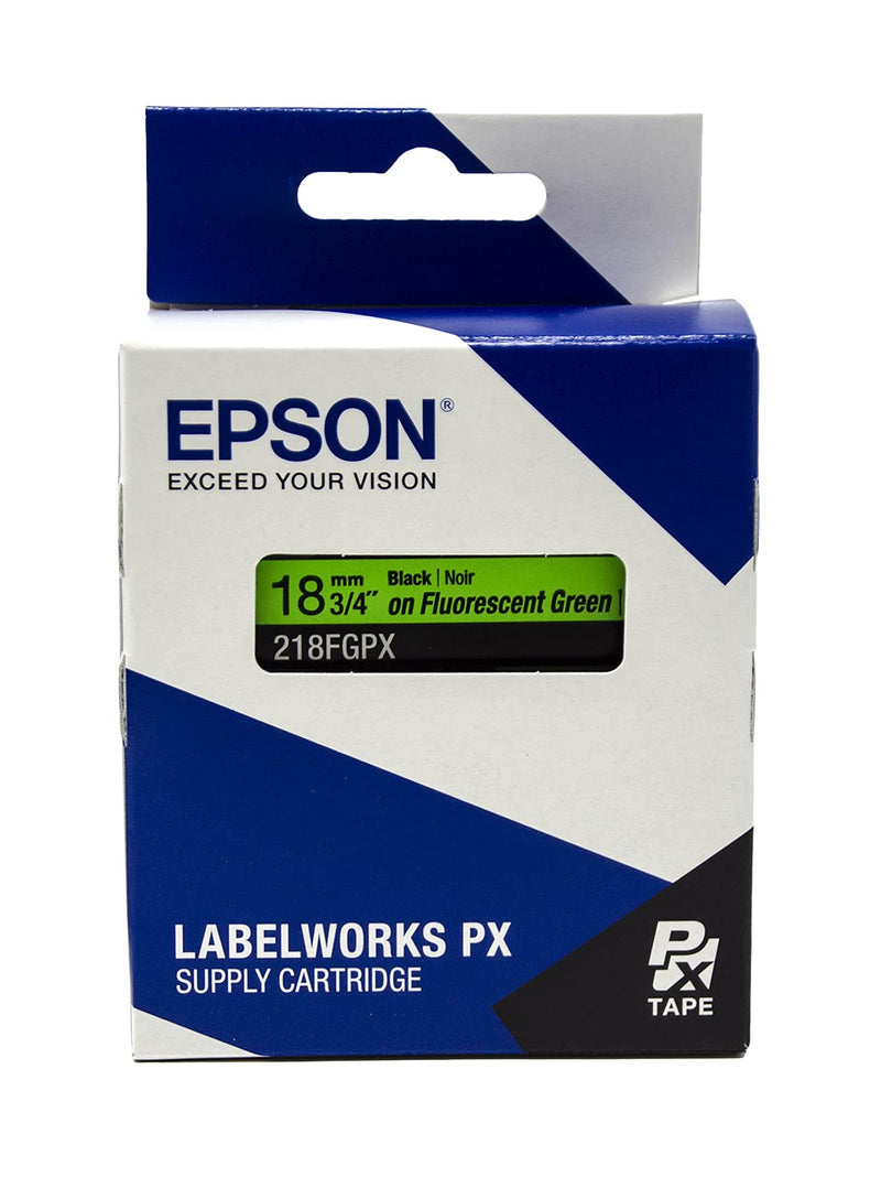 LABELWORKS PET (Polyester) Tape Cartridge - Fluorescent Label Maker Tape (Fluorescent Green) Fluorescent Green