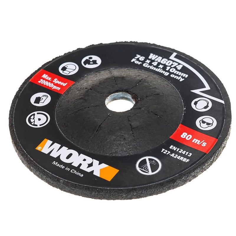 WORX WA6074 grinding wheel for WX801 shredder 76 mm