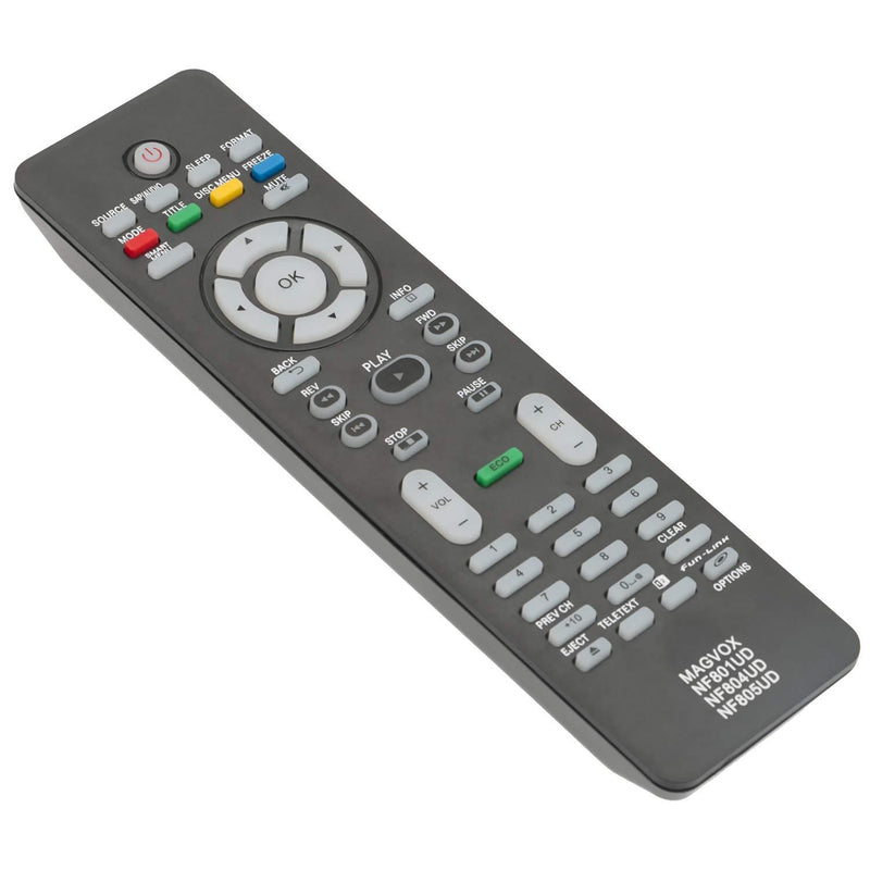 New NF801UD NF804UD NF805UD Replace Remote Control fit for Magnavox LCD LED TV 19ME301B 22ME360B 26MF321B 32MF301B 32MF330B 37MD350B 40MF430B 42MF439B 46MF401B 46MF440B