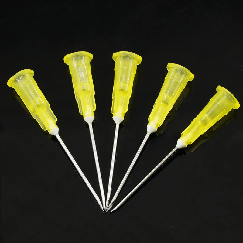 Expesumas 20Ga 1Inch Sterile Disposable Injection Needl with Cap for Animal, Pet, Poultry and Industrial Dispensing Needl Accessories
