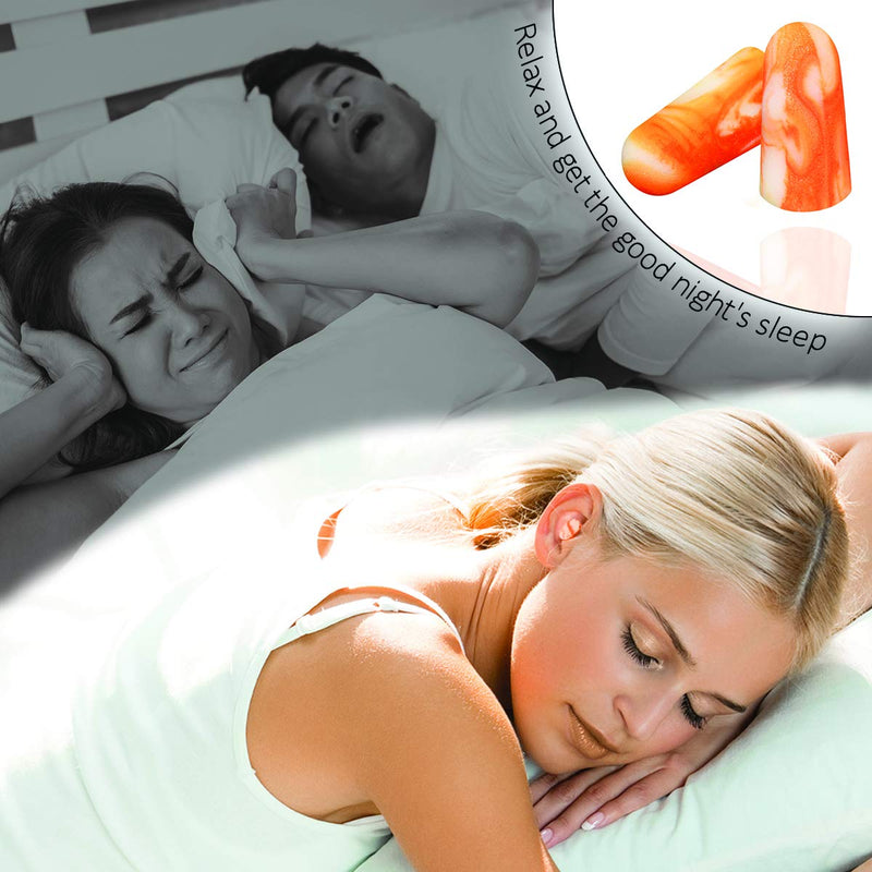 MOLDEX Soft Foam Earplugs 100 Pairs Softies® Ear Plugs for Sleeping, Snoring, Work, Travel, Shooting -33dB Highest NRR Made in USA 100 Pair (Pack of 1)
