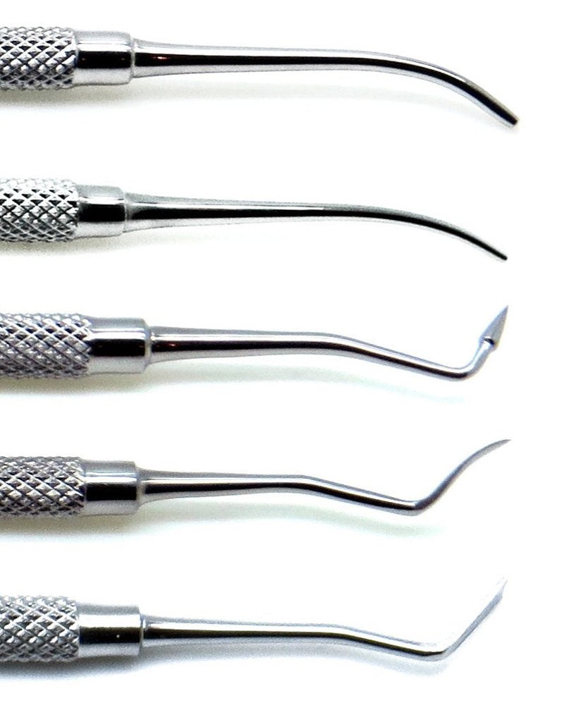 Dental Pk Thomas Wax Carvers P.K 1, 2, 3, 4, 5 Restorative Double Ended Waxing Modelling Instruments 5 Pieces Set