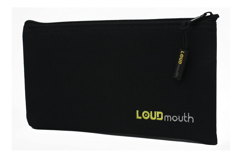 LOUDmouth Zippered Pouch for Handheld Microphones | Mic Bag | 9.25" x 5"