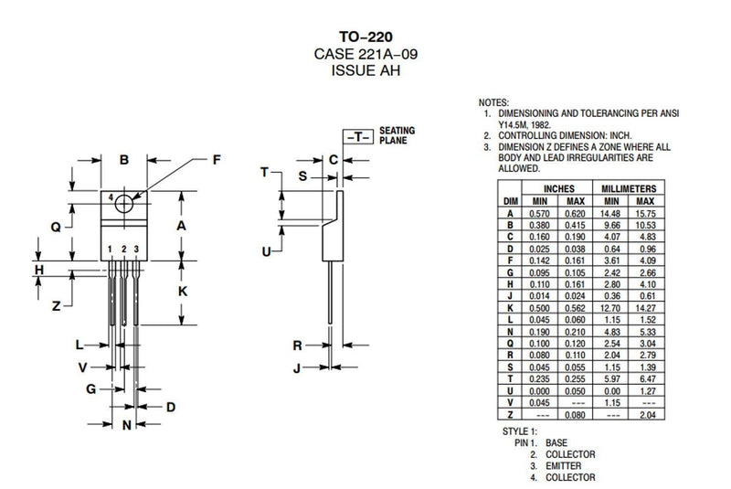 Bridgold 20pcs TIP121 TO-220 NPN Darlington Bipolar Power Transistor 80v HFE:1000,3-Pin