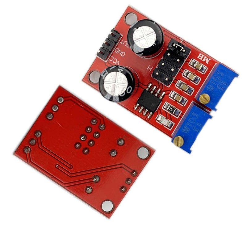 KIRO&SEEU 5PCS DC5-15V 4.2V V-PP to 11.4V V-PP NE555 Pulse Frequency Duty Cycle Adjustable Generator Module Square Wave Rectangular Wave Signal Generator