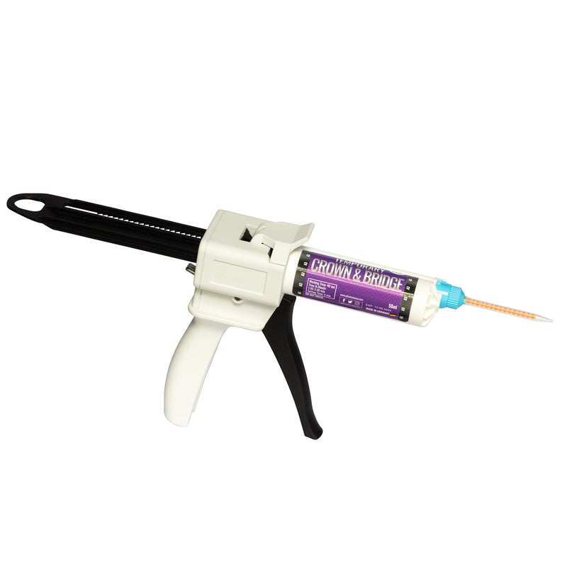 Dental 4:1/10:1 Impression Mixing Cartridge Dispenser Gun for 50ml 10:1 Material