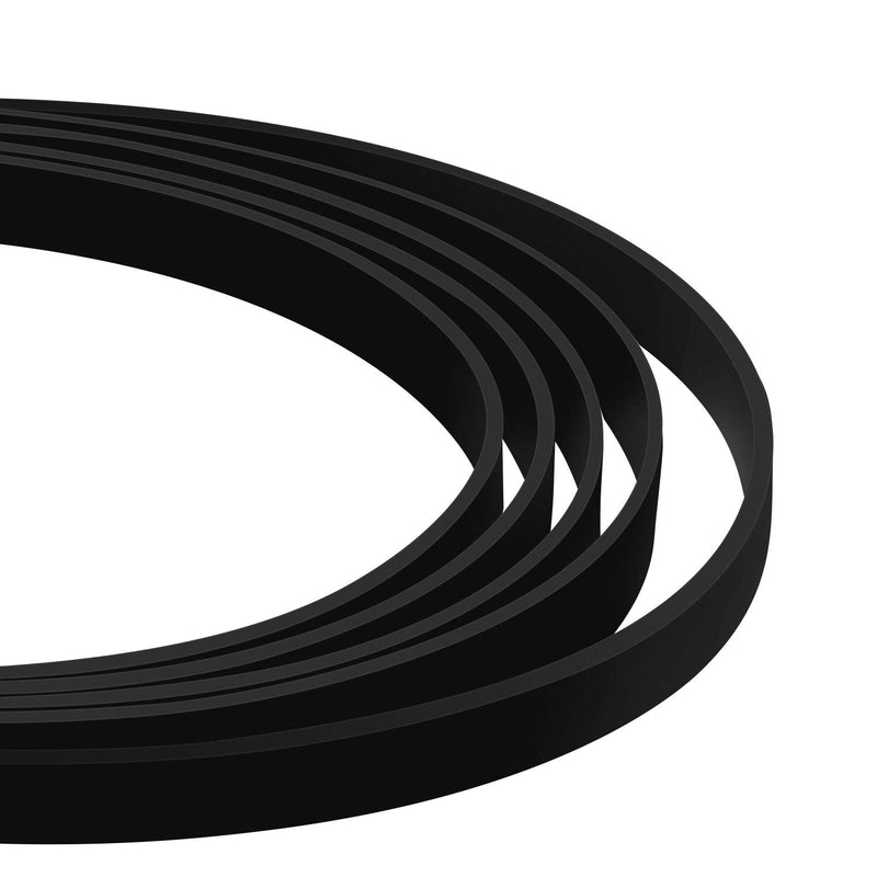 10 Pieces Turntable Belt Different Specifications Machine Recorder Rubber Belt for Repair Replacement Maintenance Most Kinds of Belt-Driven Turntables, 5 Sizes