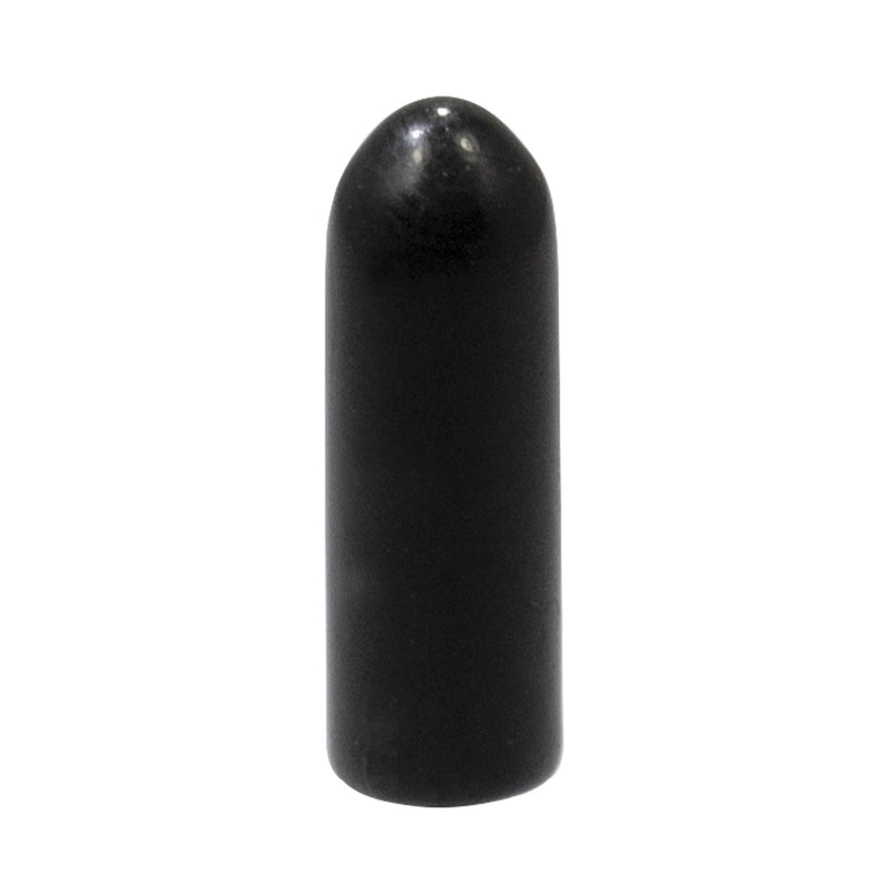 Prescott Plastics 0.25" Inch Round Vinyl Plug Insert (50 Pack), Black End Cap for Metal Tubing, Fence, Glide Insert for Pipe Post, Chairs and Furnitures 50