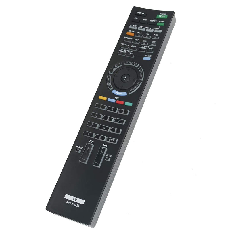 New RM-YD037 Remote Control Compatible with Sony LCD LED TV KDL-60NX810 KDL-60NX801 KDL-60NX800 KDL-55NX811 KDL-55NX810 KDL-52NX800 KDL-46NX810 KDL-46NX800 KDL-46NX711 KDL-46NX710 KDL-46NX700
