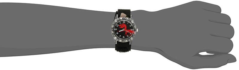 Red Balloon Kids' W002273 Time Teacher Analog Display Analog Quartz Black Watch