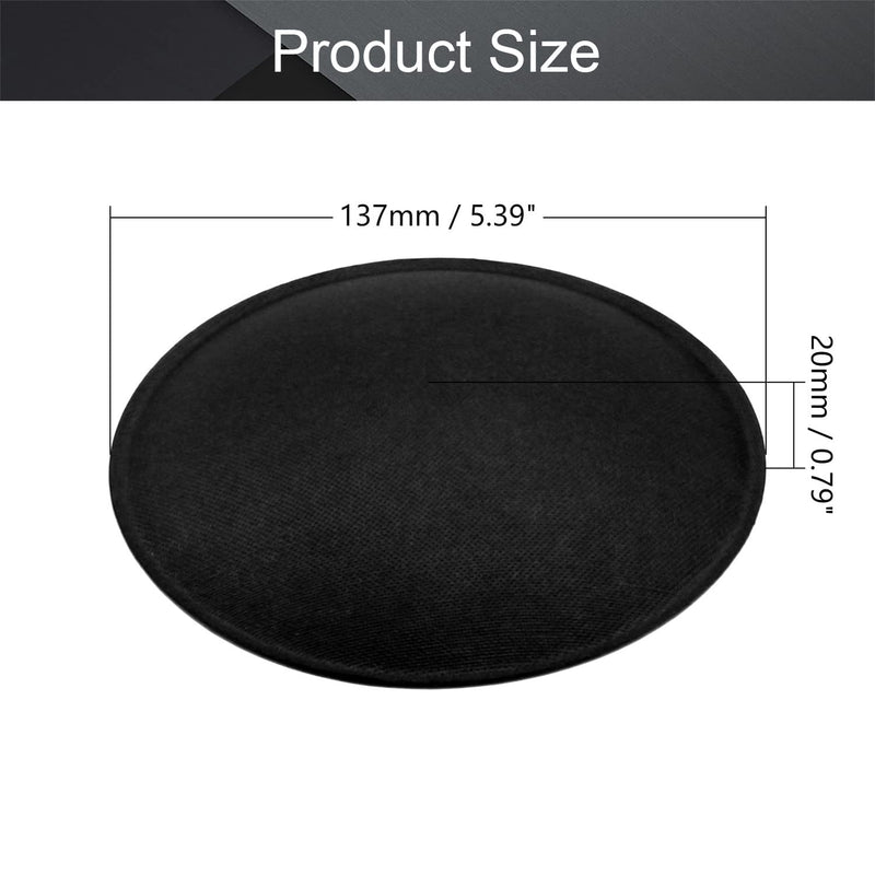 Fielect 2Pcs Speaker Dust Cap 137mm/5.39inches Diameter Subwoofer Paper Dome Coil Cover Caps 137mm 2pcs