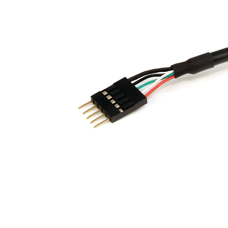 (2 Pack) Tekit Internal 5-Pin USB IDC Motherboard Header Male to Female M/F Extension Cable 3ft/1m (Male to Female)