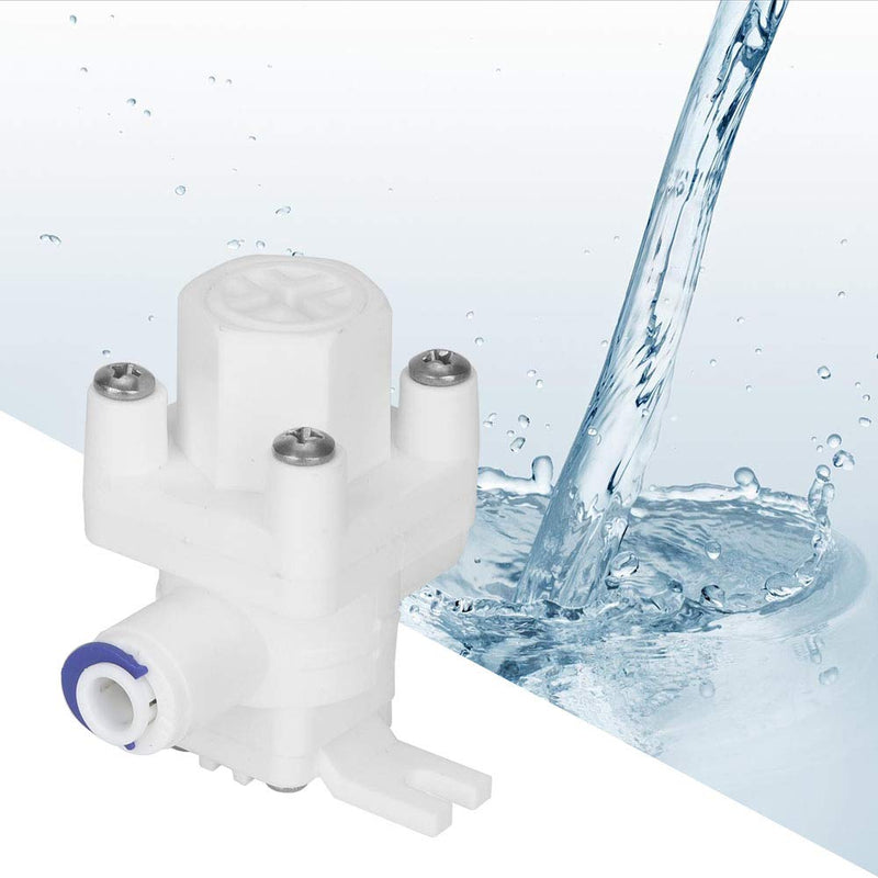 Water Pressure Reducer, 1/4" Quick Fit Reducing Valve Filter Protection Pressure Regulator for Reverse Osmosis Water Purifier