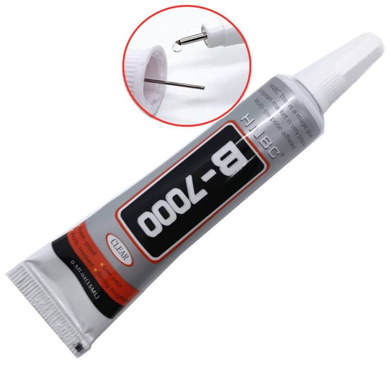 YiJieWZT b 7000 15 ml Glue for Phones, Super Glue,Repair Glue,Jewelry Glue,Clear Glue,0.5oz