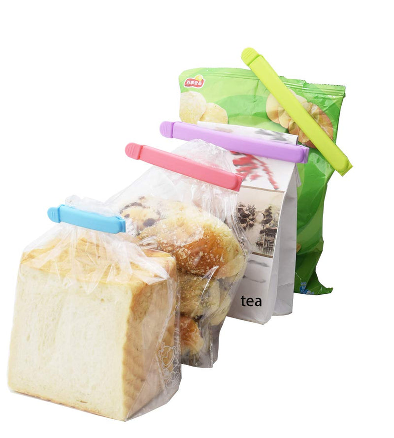 Tmflove 12 PCS Sealing Clips for Food and Snack Bag(2.75 in, 4.33 in, 6.29 in) Multicolor 1