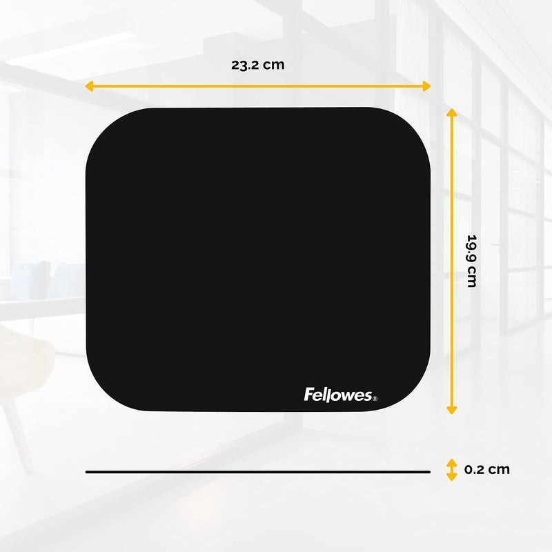 Fellowes Mouse Pad - Black (FEL58024)