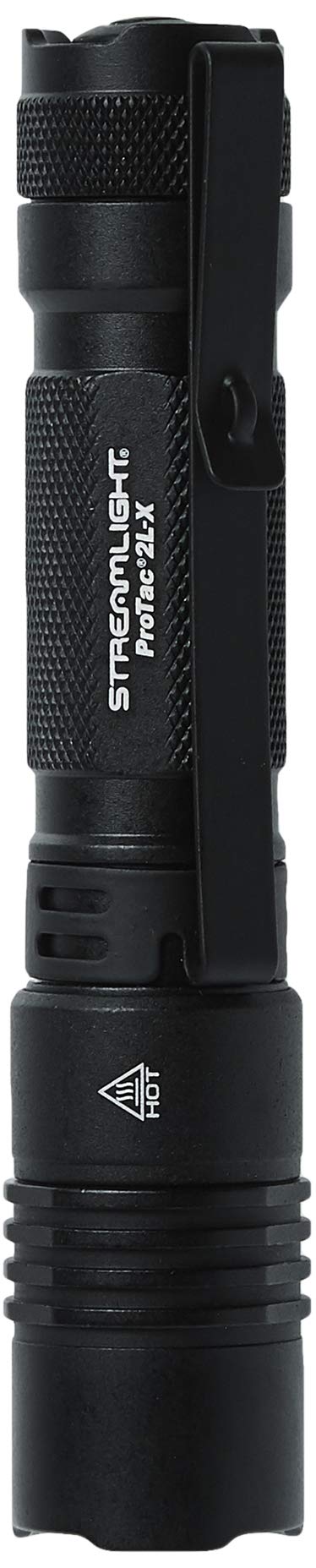 Streamlight 88063 ProTac 2L-X 500 Lumen Professional Tactical Flashlight with High/Low/Strobe Dual Fuel Use 2x CR123A or 1x Rechargeable Li-iON Batteries and Holster - 500 Lumens,Black W/ CR123A Batteries Easy-open Box
