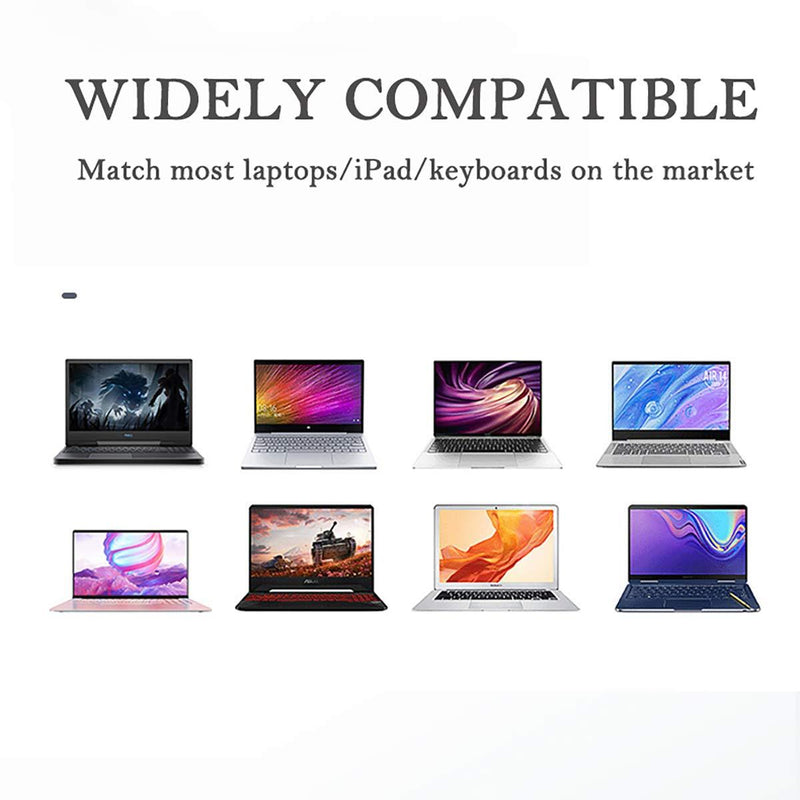 Portable Invisible Laptop Stand-2PCS,SUNTAIHO Mini Aluminum Cooling Pad,Computer Keyboard Mount Kickstand,Ergonomic Lightweight Laptop Desk Stand for MacBook Pro/Air, Lenovo,12-17 Inches Tablet&Laptop 1packï¼ˆ2pcsï¼‰