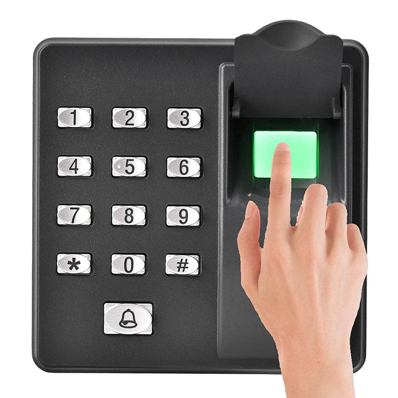 Fingerprint Machine, RFID Reader Biometrics Fingerprint Access Control Keypad, Waterproof Fingerprint Door Access Control for Home/Office (ID) ID