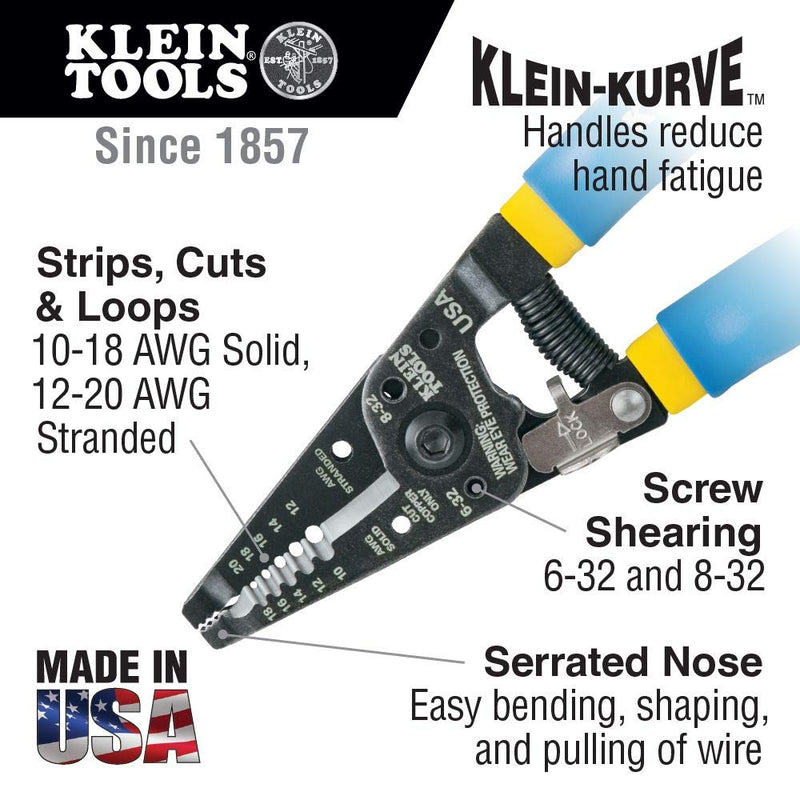 Klein Tools 80041 Outlet Repair Tool Kit with GFCI Receptacle Tester, Non Contact Voltage Tester and Wire Stripper, 3-Piece Outlet Repair Kit