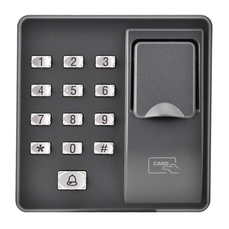 Fingerprint Machine, RFID Reader Biometrics Fingerprint Access Control Keypad, Waterproof Fingerprint Door Access Control for Home/Office (ID) ID