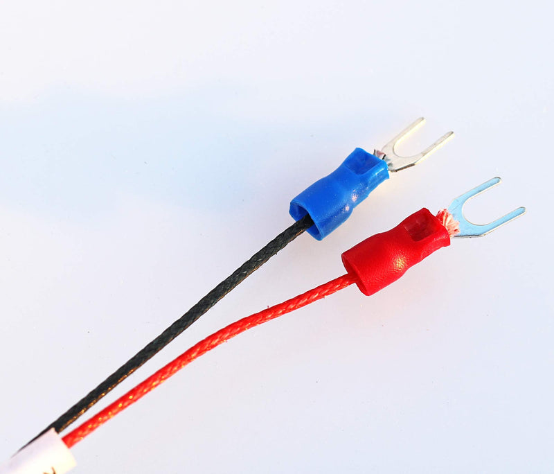 RuoFeng K Type Thermocouple Temperature Controller Sensor 9.8ft/3M Wire,150x5mm Stainless Steel Probe, 0-400° C 3m 150x5mm