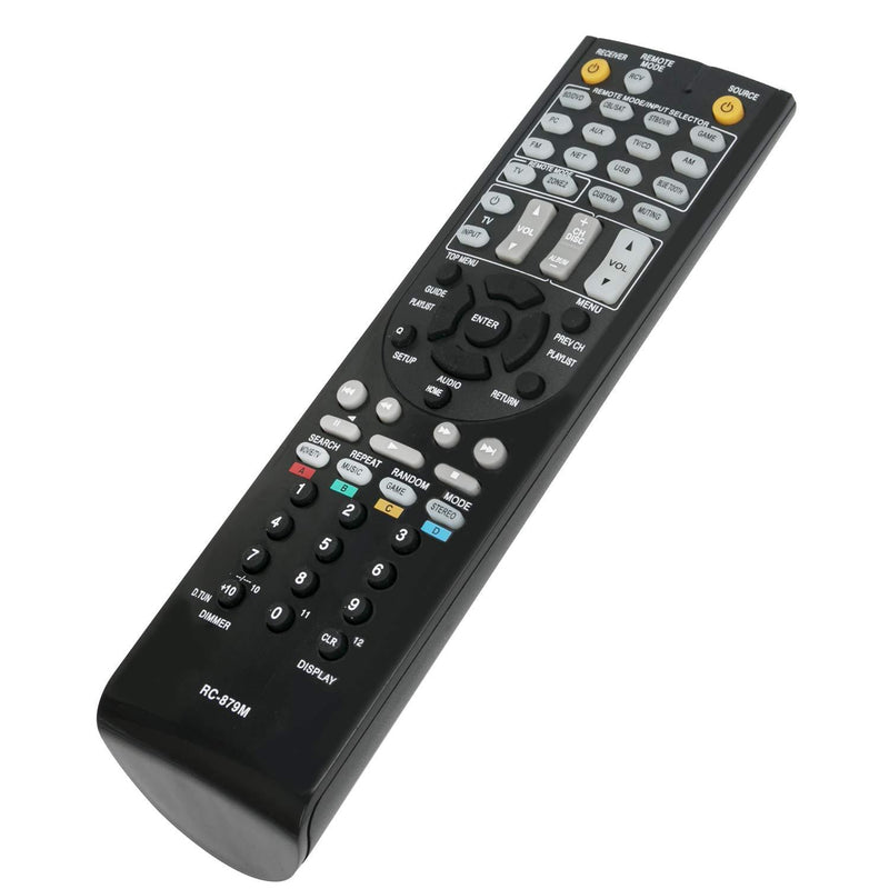 New RC-879M Remote Control Compatible with Onkyo AV Receiver & Home Theater Receiver/Speaker TX-NR535 TX-SR333 HT-R393 HT-S3700 TXNR535 TXSR333 HTR393 HTS3700 HT-R593 HTR593