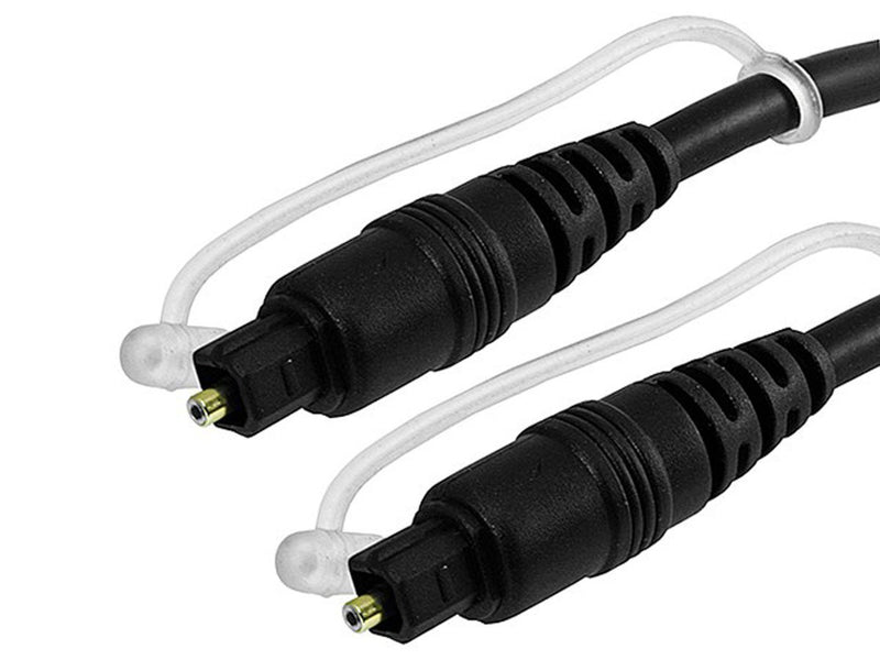 Monoprice - 102668 S/PDIF (Toslink) Digital Optical Audio Cable, 25ft Black