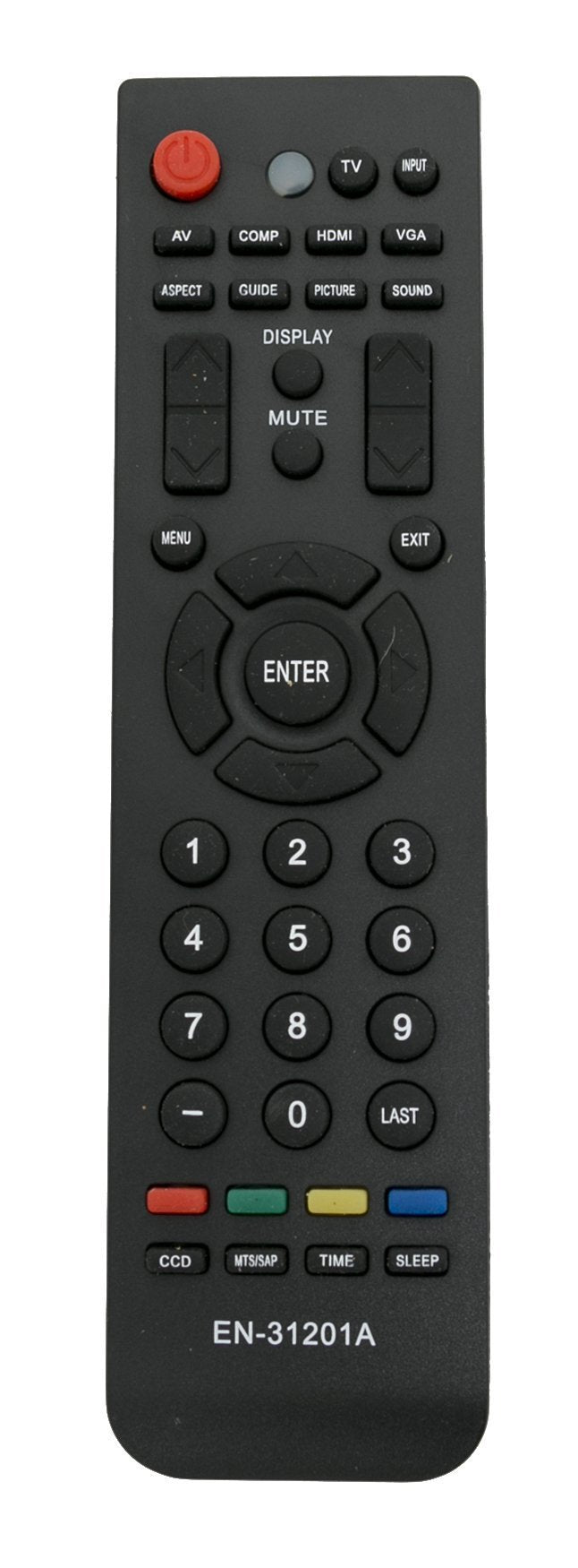 New Replace Remote EN-31201A for Hisense TV F24V77C F24V86C F46V89C F55V89C LEDN32K15US LHD32K20AUS LHD32K26US LHD37V87US LHDN32V66AUS LTDN23K15US LTDN24K16US LTDN24K20US LTDN24V87US