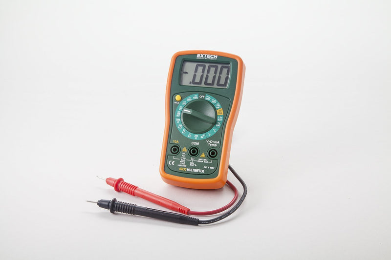 Extech - 645618 MN35 Digital Mini MultiMeter MN35 Manual Ranging Multimeter