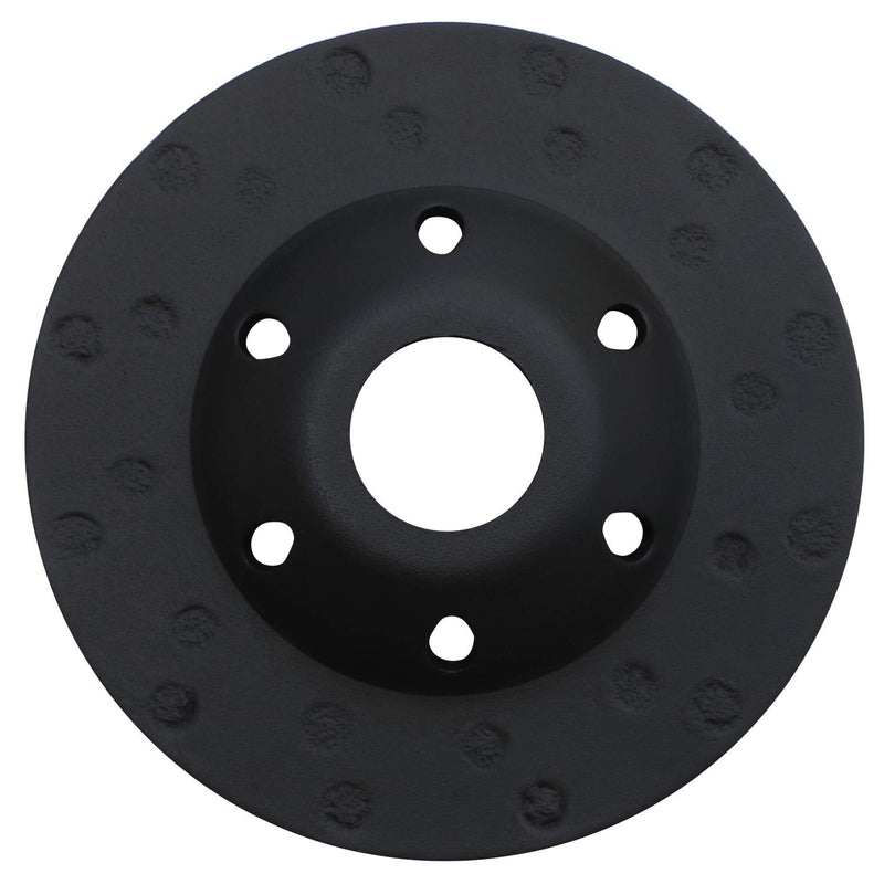 flintronic premium diamond cup wheel, 100x22.2 mm diamond cup wheel, diamond grinding plate universal, double row diamond grinding plate for concrete, natural stone, stone, masonry, angle grinder Turbo Gray 2. 100 x 22.2 mm