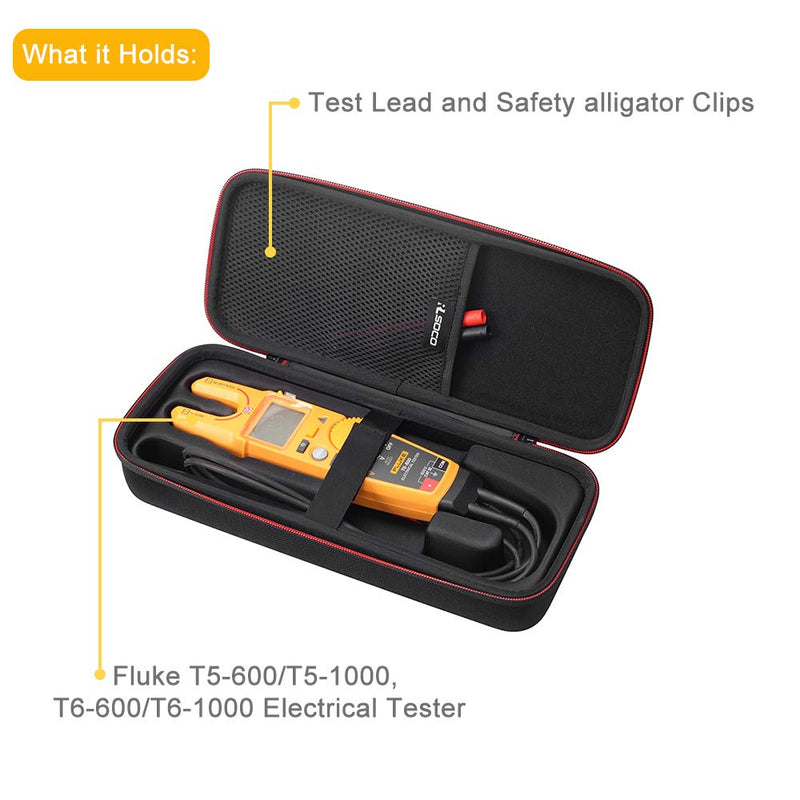 RLSOCO Hard Case for Fluke T5-1000/ T5-600/ T6-600/ T6-1000 Electrical Voltage, Continuity and Current Tester fluke T5、T6