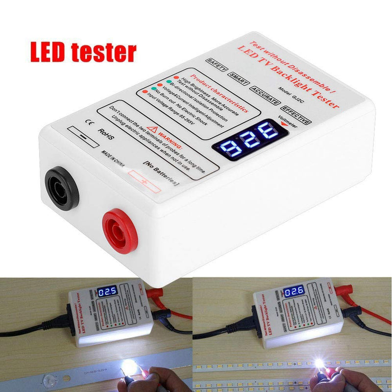 ASHATA LED TV Tester, 0-330V Output LED Lamp LED TV Backlight Tester Dual Insulation Design LED Light Tester with Multi-Level Protection for LED Application