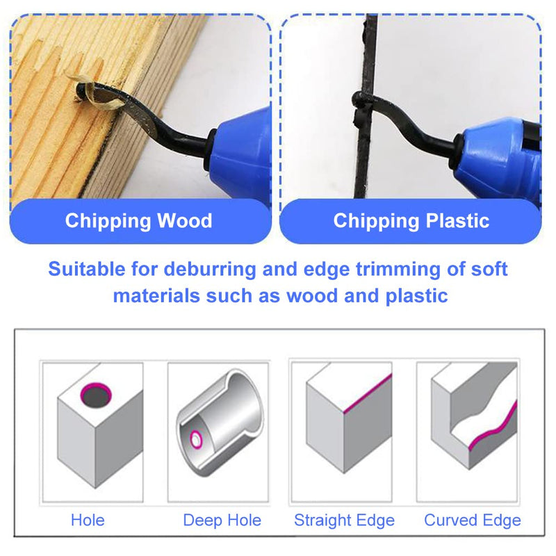 Deburring tool, deburring tool, deburring plastic, deburring, hand deburring set, deburring tool, deburring tool set, deburring blades, deburring tools, drawing deburring, pin deburring with 2 knife heads