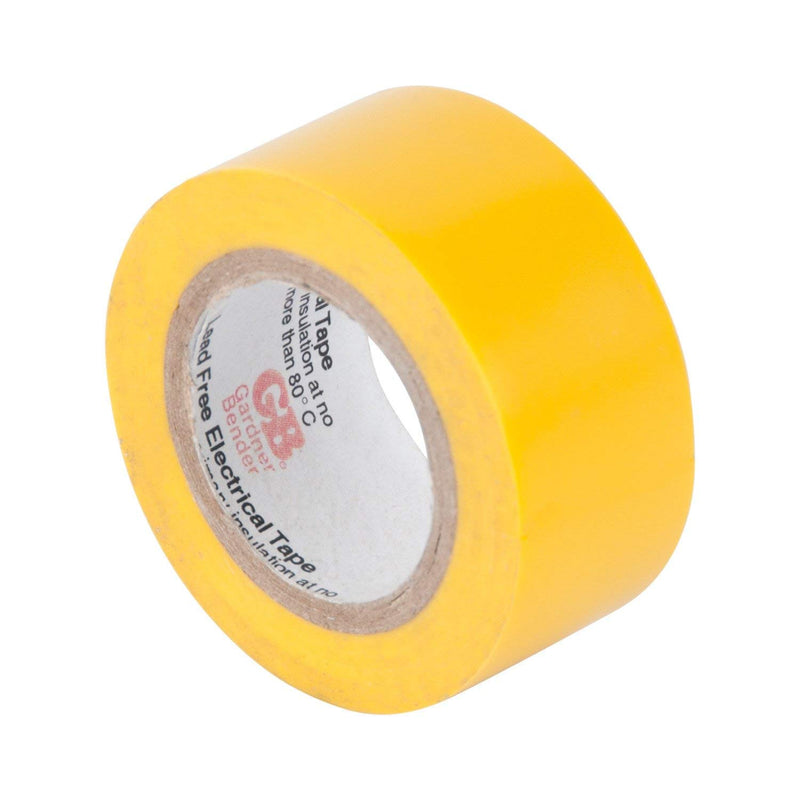 Gardner Bender GTPC-550 Electrical Tape, ½ in x 20 ft., Durable, Easy-Wrap, Flame Retardant, 5 Pk, Red, White, Blue, Green, Yellow