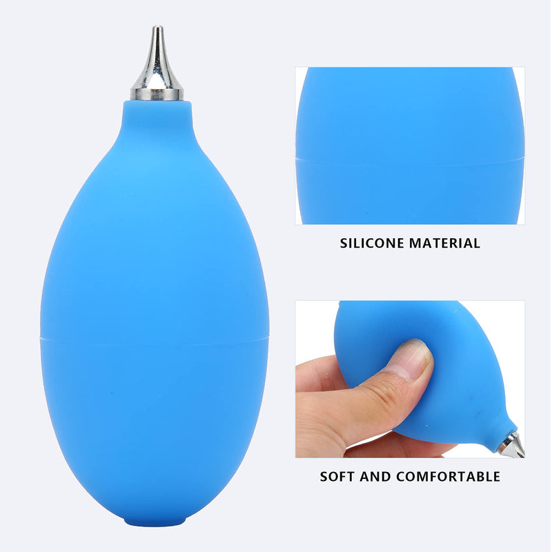 Squeeze Ball Pump Duster for Hearing Aids, Mini Squeeze Ball Pump Air Duster/Duster Ear Shape Dust Cleaner Air Blower, Silicone Hand Dust Buffer for Hearing Aids Camera Lens Clock Watch Electronics