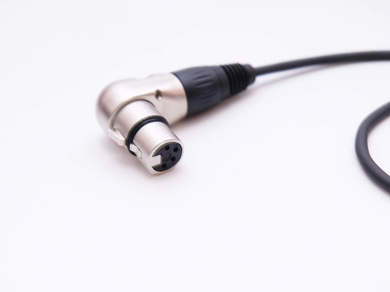 Male D-tap DTap P-Tap to 4pin XLR Female Power Cable 50cm for Photo& Cam Power