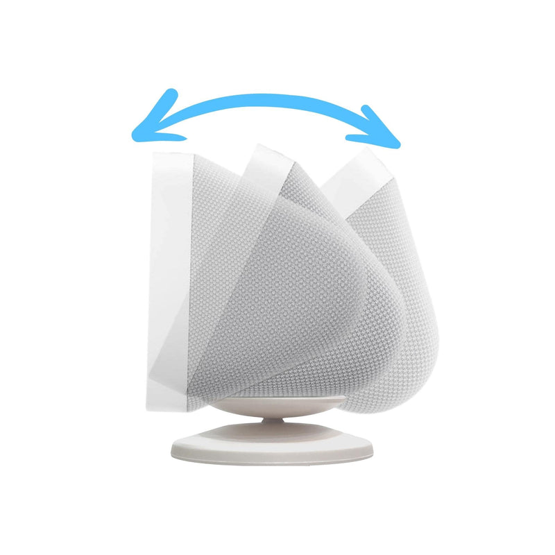 Sintron Smart Display Stand for Show 5 & 8 (1st Gen and 2nd Gen) Adjustable Magnetic Stand Mount Compatible for Show 5 & Show 8 with 360 Degree Rotation Tilt Function and Anti-Slip Base (White) For Echo Show 5&8 White