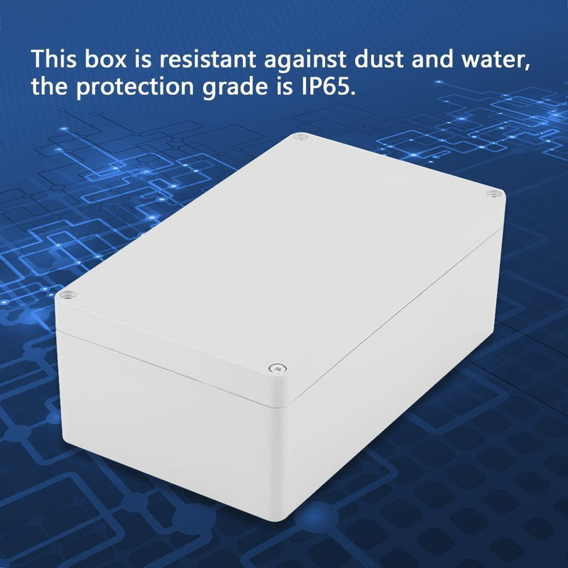 Awclub Waterproof Dustproof IP65 ABS Plastic Junction Box Outdoor Universal Electric Project Enclosure Gray 4.52"x3.54"x2.16"(115mmx90mmx55mm) 4.52"x3.54"x2.16"